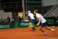 Davis cup 2018, Nis, Sports center Cair The USA couple, players Johnson Steve and Harrison Ryan playing in the match against SERBI