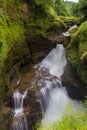 Davis Falls is a waterfall located at Pokhara in Kaski District. Royalty Free Stock Photo