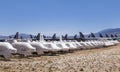 Davis-Monthan Air Force Base AMARG boneyard in Tucson, Arizona