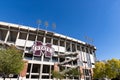 Davis Wade Stadium, home of the Mississippi State Bulldogs football team in Starkville, MS Royalty Free Stock Photo