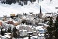 Davos, famous Swiss skiing resort