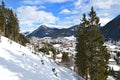 Davos, famous Swiss skiing resort
