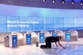 World Economic Forum in Davos Royalty Free Stock Photo