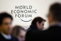 Davos World Economic Forum Annual Meeting 2015 Royalty Free Stock Photo