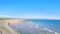 Dawlish Warren is a popular sandy beach which extends north for close to a mile to the mouth of the River Exe Devon uk