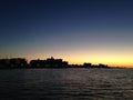 Dawn above Coney Island and Brighton Beach.