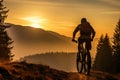 Dawn Adventure: Mountain Biking Bliss.