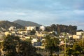 Dawn on Alamo Square, San Francisco Royalty Free Stock Photo