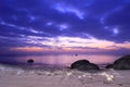 Dawn beach Royalty Free Stock Photo