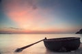 Dawn in the beach Viet Nam Royalty Free Stock Photo