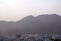 Dawn breaks over Muscat, capital of Oman