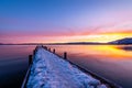 Sunrise over the Valhalla Pier