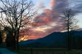 Dawn at Cades Cove Royalty Free Stock Photo