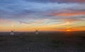 Dawn at the Campo de Criptanta, Spain