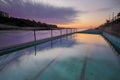 Dawn at Clovelly Pool Sydney Royalty Free Stock Photo