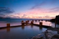 Dawn at Coogee - Sydney Beach Royalty Free Stock Photo