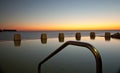 Dawn at Coogee Tidal Pool Royalty Free Stock Photo