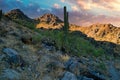 Dawn in the Desert Mountains