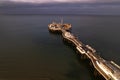 Dawn drone shot of Brighton Pier Royalty Free Stock Photo