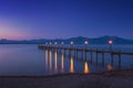 Dawn on famous lake Chiemsee