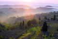 Foggy morning at the Toscana Royalty Free Stock Photo