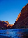 Dawn Grand Canyon Colorado River Royalty Free Stock Photo