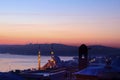 Dawn in Istanbul, Bosphorus Istanbul Landscape Royalty Free Stock Photo