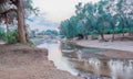 Dawn landscape over the Luvuvhu river in Africa