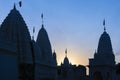 Dawn light over the temples at Khajuraho - India