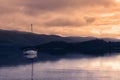 Dawn on Loch Lomond, Scotland Royalty Free Stock Photo