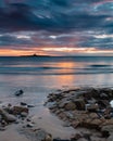 Dawn at Low Hauxley Beach Royalty Free Stock Photo