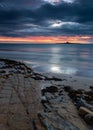 Dawn at Low Hauxley Beach Royalty Free Stock Photo