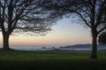 Dawn at Mumbles headland Royalty Free Stock Photo