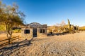 Dawn over the Arizona Desert Royalty Free Stock Photo