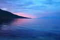 Emerging Pink Dawn, Corinthian Gulf Seascape, Greece