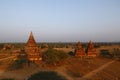 Dawn over the pagodas of Bagan Royalty Free Stock Photo