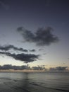 Dawn over sea nearby diamond head Royalty Free Stock Photo