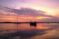 Brancaster outer harbour at Dawn.