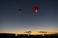 Dawn Patrol at the Great Reno Balloon Race Royalty Free Stock Photo