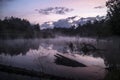 Dawn on the river. Royalty Free Stock Photo