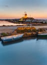 Dawn at the saltpans of Marsala