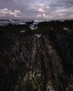 Dawn scene on Pembrokeshire coast, South Wales,UK Royalty Free Stock Photo