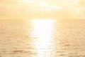 Dawn sea concept: Sun light and blur beach sunset texture background Royalty Free Stock Photo