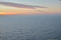 dawn at sea no sun colorfull pastell gradient ocean