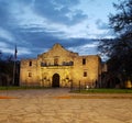 Dawn skies over The Alamo in San Antonio Royalty Free Stock Photo