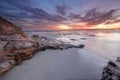 Dawn skies at Plantation Point Jervis Bay Australia Royalty Free Stock Photo