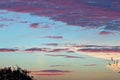 Dawn Sky with Clouds Royalty Free Stock Photo