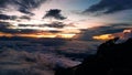 Dawn On The Slopes Of Mt. Slamet Royalty Free Stock Photo