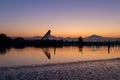 Dawn on the Snohomish River Delta in Everett WA