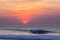 Dawn Sunrise Ocean Horizon Royalty Free Stock Photo